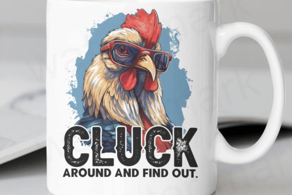 Chicken with Glasses, Funny Chicken Sub: Graphics & T-Shirt Designs Review
