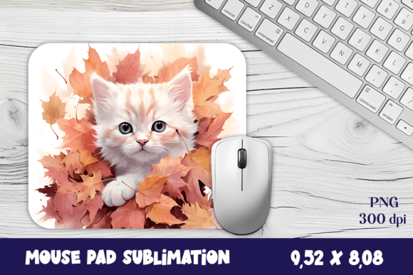 Funny Cute White Cat Mouse Pad Bundle: Graphics & Illustrations Review