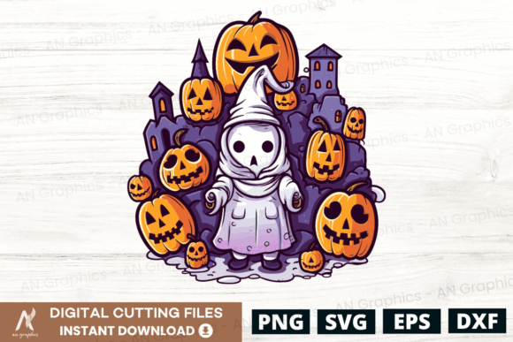 Funny Halloween Vector Clip-art - D1 Graphics & T-Shirt Designs