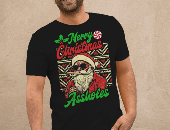 Funny Santa Claus Png, Merry Christmas Graphics and T-Shirt Designs Review