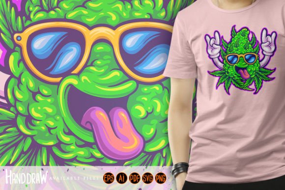 Laugh Funny Monster Cannabis Bud: A Review for Graphics and Illustrations