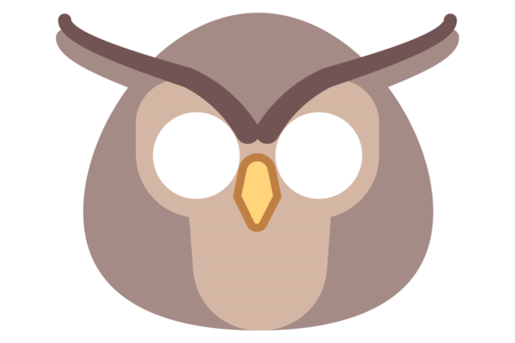Owl Mask. Funny Bird Party Fun Color Ico Graphics and Illustrations Review